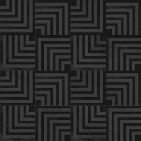 Textures   -   ARCHITECTURE   -   TILES INTERIOR   -   Marble tiles   -   Marble geometric patterns  - White and brown marble tile optical effect texture seamless 21150 - Specular
