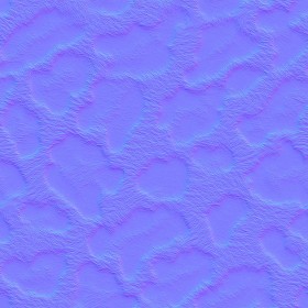 Textures   -   MATERIALS   -   FUR ANIMAL  - Leopard faux fake fur animal texture seamless 09554 - Normal