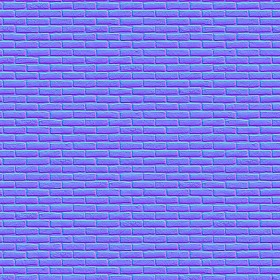 Textures   -   ARCHITECTURE   -   BRICKS   -   Facing Bricks   -   Rustic  - Rustic bricks texture seamless 00213 - Normal