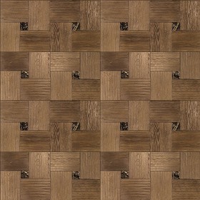 Textures   -   ARCHITECTURE   -   WOOD FLOORS   -  Parquet square - Wood flooring square texture seamless 05426