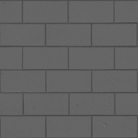 Textures   -   ARCHITECTURE   -   CONCRETE   -   Plates   -   Clean  - Painted concrete clean plates wall texture seamless 01663 - Displacement