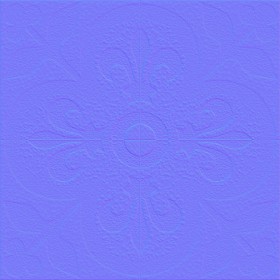 Textures   -   ARCHITECTURE   -   TILES INTERIOR   -   Terrazzo  - terrazzo cementine tiles pbr texture seamless 22101 - Normal
