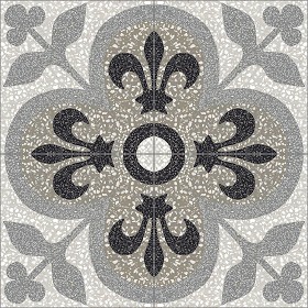 Textures   -   ARCHITECTURE   -   TILES INTERIOR   -  Terrazzo - terrazzo cementine tiles pbr texture seamless 22101