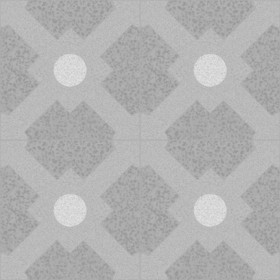 Textures   -   ARCHITECTURE   -   TILES INTERIOR   -   Terrazzo  - terrazzo cementine tiles pbr texture seamless 22102 - Displacement