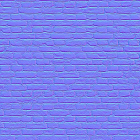 Textures   -   ARCHITECTURE   -   BRICKS   -   White Bricks  - Dirty white bricks PBR texture seamless 22070 - Normal
