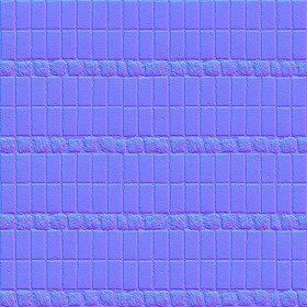 Textures   -   ARCHITECTURE   -   PAVING OUTDOOR   -   Concrete   -   Blocks regular  - Paving outdoor concrete regular block texture seamless 05670 - Normal