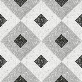 Textures   -   ARCHITECTURE   -   TILES INTERIOR   -  Terrazzo - terrazzo floor cementine style pbr texture seamless 22166