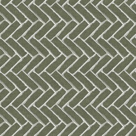 Textures   -   ARCHITECTURE   -   PAVING OUTDOOR   -   Concrete   -  Herringbone - Concrete paving herringbone outdoor texture seamless 05835
