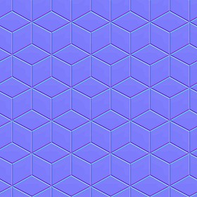 Textures   -   ARCHITECTURE   -   TILES INTERIOR   -   Hexagonal mixed  - Black ceramic hexagon tile PBR texture seamless 21839 - Normal