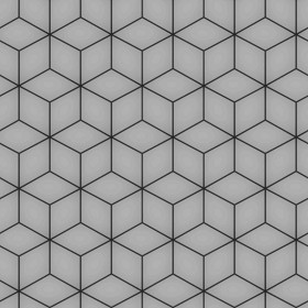 Textures   -   ARCHITECTURE   -   TILES INTERIOR   -   Hexagonal mixed  - Black ceramic hexagon tile PBR texture seamless 21839 - Specular