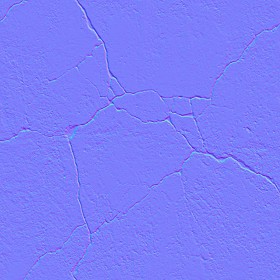 Textures   -   ARCHITECTURE   -   CONCRETE   -   Bare   -   Damaged walls  - Concrete bare damaged texture seamless 01406 - Normal