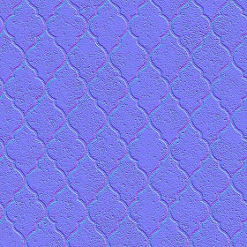 Textures   -   ARCHITECTURE   -   PAVING OUTDOOR   -   Concrete   -   Blocks mixed  - Paving concrete mixed size texture seamless 05608 - Normal