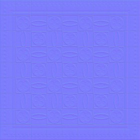 Textures   -   ARCHITECTURE   -   TILES INTERIOR   -   Cement - Encaustic   -   Cement  - Cement concrete tile texture seamless 13362 - Normal
