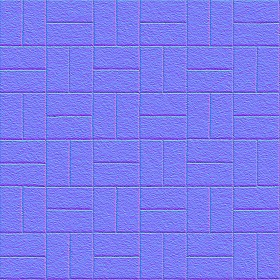Textures   -   ARCHITECTURE   -   PAVING OUTDOOR   -   Concrete   -   Blocks regular  - Paving outdoor concrete regular block texture seamless 05674 - Normal