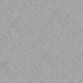 Textures   -   ARCHITECTURE   -   TILES INTERIOR   -   Terrazzo  - terrazzo cementine tiles pbr texture seamless 22171 - Displacement