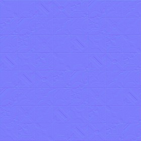 Textures   -   ARCHITECTURE   -   TILES INTERIOR   -   Terrazzo  - terrazzo cementine tiles pbr texture seamless 22171 - Normal