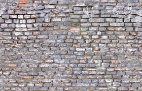 Textures   -   ARCHITECTURE   -   BRICKS   -  Damaged bricks - Old damaged wall bricks texture seamless 20199