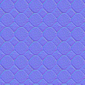 Textures   -   ARCHITECTURE   -   PAVING OUTDOOR   -   Concrete   -   Blocks mixed  - Paving concrete mixed size texture seamless 05611 - Normal