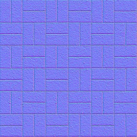 Textures   -   ARCHITECTURE   -   PAVING OUTDOOR   -   Concrete   -   Blocks regular  - Paving outdoor concrete regular block texture seamless 05676 - Normal