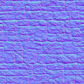 Textures   -   ARCHITECTURE   -   STONES WALLS   -   Stone blocks  - Wall stone with regular blocks texture seamless 08343 - Normal