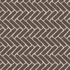Textures   -   ARCHITECTURE   -   PAVING OUTDOOR   -   Concrete   -  Herringbone - Concrete paving herringbone outdoor texture seamless 05841