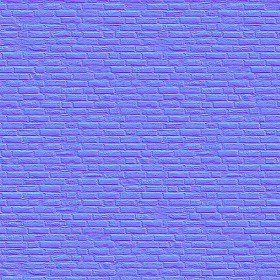 Textures   -   ARCHITECTURE   -   BRICKS   -   Facing Bricks   -   Rustic  - Rustic bricks texture seamless 00225 - Normal