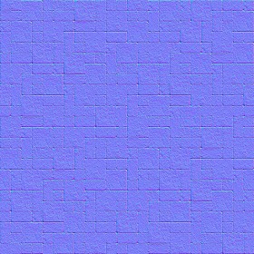 Textures   -   ARCHITECTURE   -   PAVING OUTDOOR   -   Pavers stone   -   Blocks mixed  - Pavers stone mixed size texture seamless 06139 - Normal