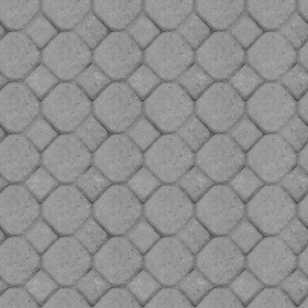 Textures   -   ARCHITECTURE   -   PAVING OUTDOOR   -   Concrete   -   Blocks mixed  - Paving concrete mixed size texture seamless 05613 - Displacement