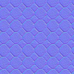 Textures   -   ARCHITECTURE   -   PAVING OUTDOOR   -   Concrete   -   Blocks mixed  - Paving concrete mixed size texture seamless 05613 - Normal