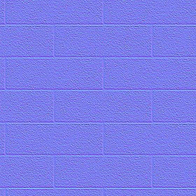 Textures   -   ARCHITECTURE   -   CONCRETE   -   Plates   -   Clean  - Clean cinder block texture seamless 01676 - Normal