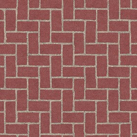 Textures   -   ARCHITECTURE   -   PAVING OUTDOOR   -   Concrete   -  Herringbone - Concrete paving herringbone outdoor texture seamless 05843