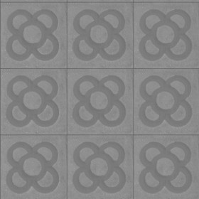 Textures   -   ARCHITECTURE   -   PAVING OUTDOOR   -   Concrete   -   Blocks mixed  - Paving concrete mixed size texture seamless 05614 - Displacement
