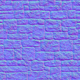 Textures   -   ARCHITECTURE   -   STONES WALLS   -   Stone blocks  - Wall stone with regular blocks texture seamless 08346 - Normal