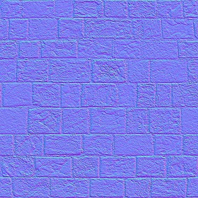 Textures   -   ARCHITECTURE   -   PAVING OUTDOOR   -   Pavers stone   -   Blocks mixed  - Pavers stone mixed size texture seamless 06142 - Normal
