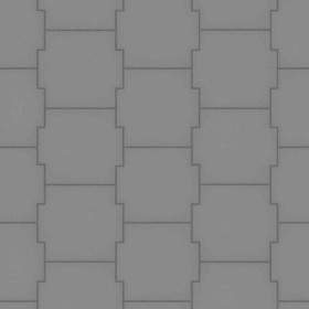 Textures   -   ARCHITECTURE   -   PAVING OUTDOOR   -   Concrete   -   Blocks mixed  - Paving concrete mixed size texture seamless 05616 - Displacement