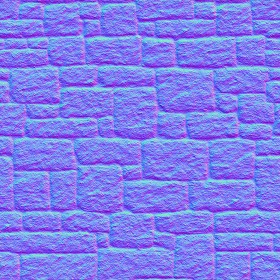 Textures   -   ARCHITECTURE   -   STONES WALLS   -   Stone blocks  - Wall stone with regular blocks texture seamless 08348 - Normal