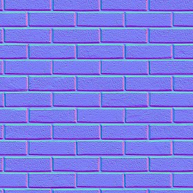 Textures   -   ARCHITECTURE   -  BRICKS  -   Facing Bricks   -   Smooth  - Facing smooth bricks texture seamless 00306 - Normal