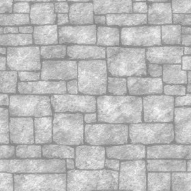 Textures   -   ARCHITECTURE   -   STONES WALLS   -   Stone blocks  - Wall stone with regular blocks texture seamless 08349 - Displacement