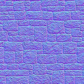 Textures   -   ARCHITECTURE   -   STONES WALLS   -   Stone blocks  - Wall stone with regular blocks texture seamless 08349 - Normal