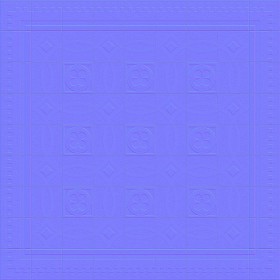 Textures   -   ARCHITECTURE   -   TILES INTERIOR   -   Cement - Encaustic   -   Cement  - Cement concrete tile texture seamless 13372 - Normal