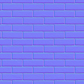 Textures   -   ARCHITECTURE   -   BRICKS   -   Facing Bricks   -   Smooth  - Facing smooth bricks texture seamless 00307 - Normal