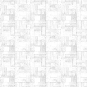 Textures   -   ARCHITECTURE   -   WOOD FLOORS   -   Parquet square  - Wood flooring square texture seamless 05442 - Ambient occlusion
