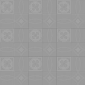 Textures   -   ARCHITECTURE   -   TILES INTERIOR   -   Cement - Encaustic   -   Cement  - Cement concrete tile texture seamless 13373 - Displacement