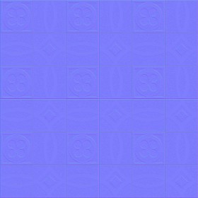 Textures   -   ARCHITECTURE   -   TILES INTERIOR   -   Cement - Encaustic   -   Cement  - Cement concrete tile texture seamless 13373 - Normal