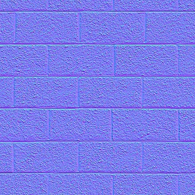 Textures   -   ARCHITECTURE   -   CONCRETE   -   Plates   -   Clean  - Clean cinder block texture seamless 01628 - Normal