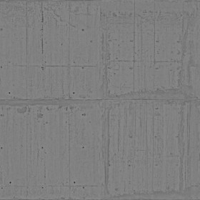 Textures   -   ARCHITECTURE   -   CONCRETE   -   Plates   -   Dirty  - Concrete dirt plates wall texture seamless 01754 - Displacement