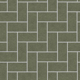 Textures   -   ARCHITECTURE   -   PAVING OUTDOOR   -   Concrete   -  Herringbone - Concrete paving herringbone outdoor texture seamless 05798