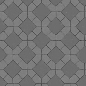 Textures   -   ARCHITECTURE   -   PAVING OUTDOOR   -   Concrete   -   Blocks mixed  - Paving concrete mixed size texture seamless 05567 - Displacement