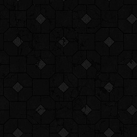 Textures   -   ARCHITECTURE   -   PAVING OUTDOOR   -   Concrete   -   Blocks damaged  - Concrete paving outdoor damaged texture seamless 05539 - Specular