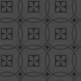 Textures   -   ARCHITECTURE   -   TILES INTERIOR   -   Cement - Encaustic   -   Cement  - Cement concrete tile texture seamless 13375 - Specular